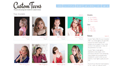 Desktop Screenshot of custom-teens.com